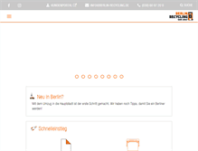 Tablet Screenshot of berlin-recycling.de